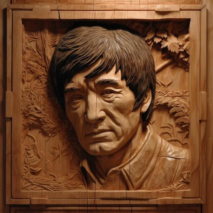 Famous (Jackie Chan 4, 3DFMS_7227) 3D models for cnc